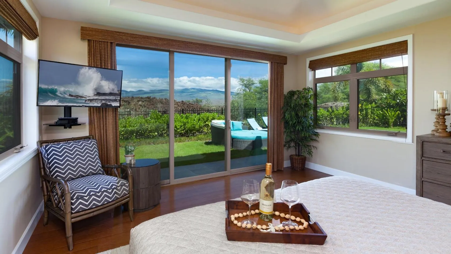 度假居 Blue Lagoon Single Level 4Br Kamilo Home With Pool And Cottage 唯客乐渡假村