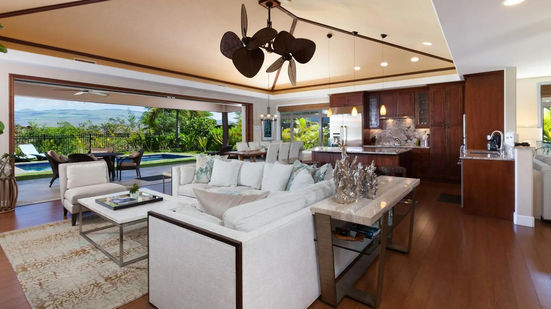 度假居 Blue Lagoon Single Level 4Br Kamilo Home With Pool And Cottage 唯客乐渡假村