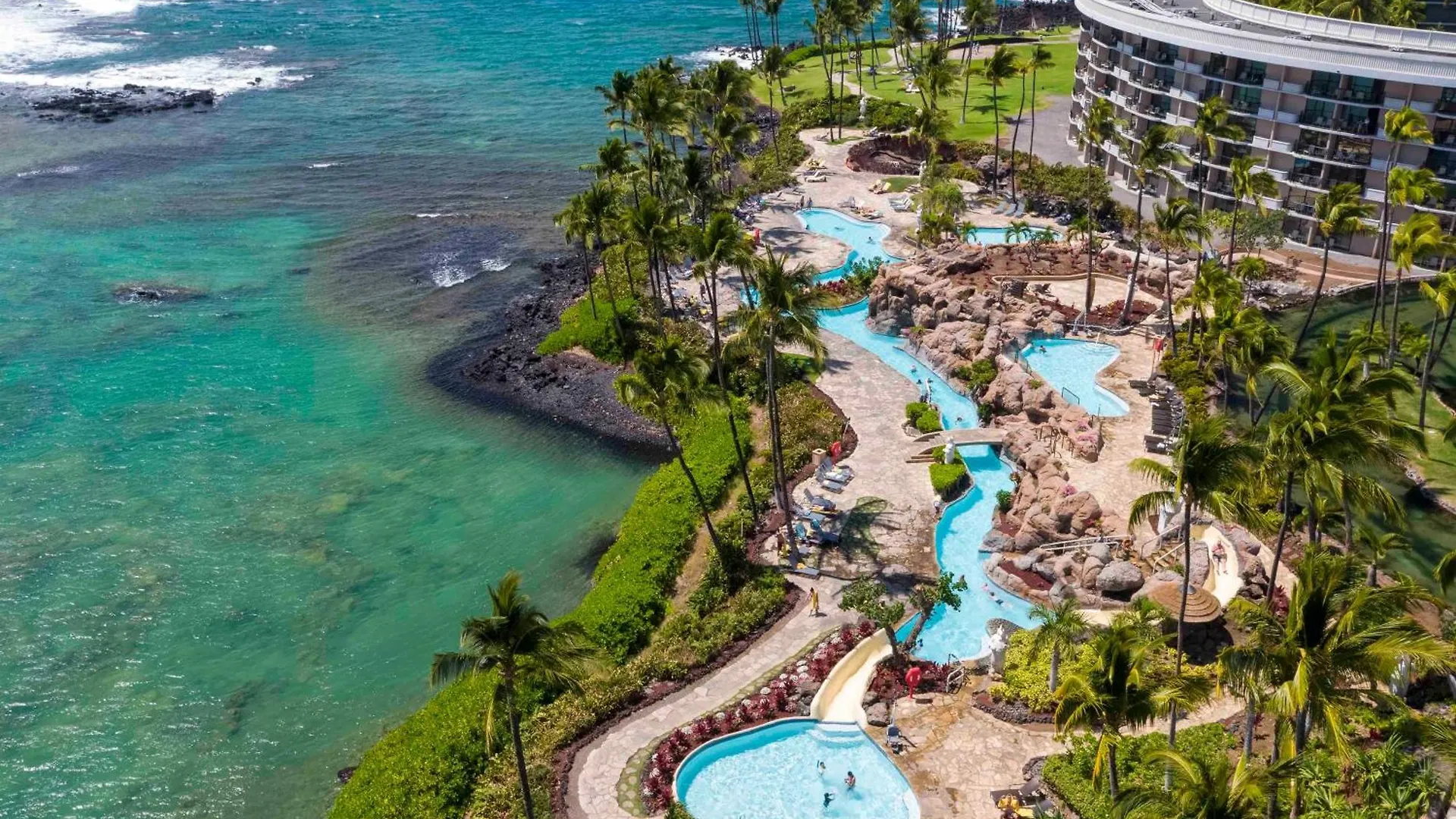 Blue Lagoon Single Level 4Br Kamilo Home With Pool And Cottage ワイコロアビレッジ